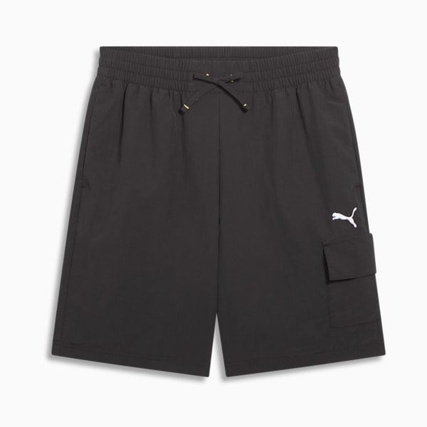 Essentials Men's 8" Woven Cargo Shorts, PUMA Black, extralarge